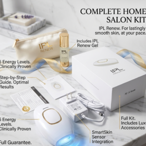 Home IPL Hair Removal Device | Permanent Hair Reduction for Face & Body | Professional Results at Home