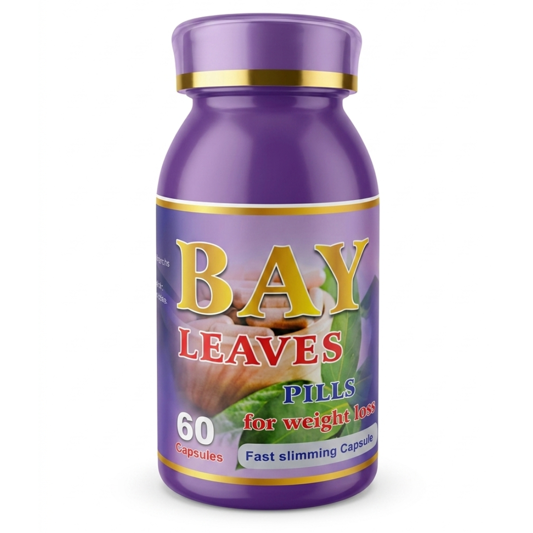 Bay leaf capsules | Natural appetite suppressant and fat burner for weight loss | Cosmetic Najm salalah