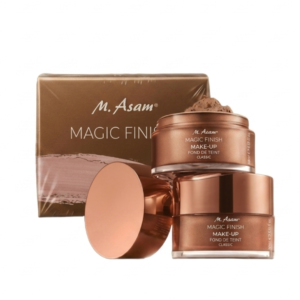M. Asam Magic Finish Make-up Mousse – 4-in-1 Primer, Foundation, Concealer & Powder | Vegan, Skin Tone Adapting | Made in Germany | Cosmetic Najm salalah
