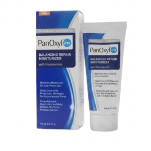 PanOxyl PM Balancing Repair Moisturizer – Niacinamide Night Cream for Acne-Prone Skin | Oil Control & Pore Minimizer | With Ceramides | Cosmetic Najm salalah