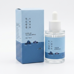 ROUND LAB 1025 Dokdo Ampoule – 72 Mineral Deep Sea Water Ampoule | Soothing & Barrier Repair Serum | For Sensitive Skin | Cosmetic Najm salalah