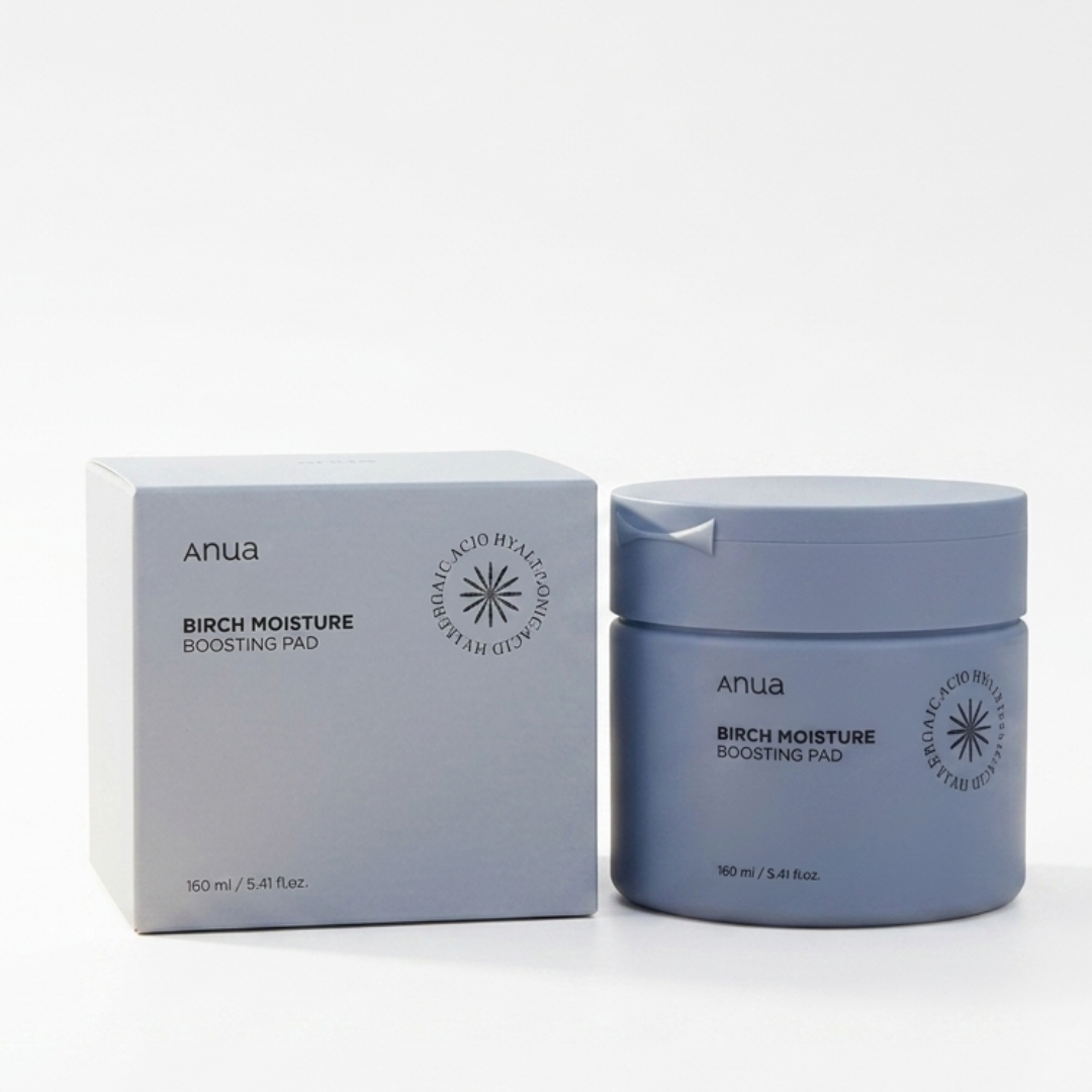Anua Birch Moisture Boosting Pad – Toner Pads with 70,000ppm Birch Water & 10 Hyaluronic Acids | Soothing Pads for Sensitive Skin | 70 Pads | Cosmetic Najm salalah
