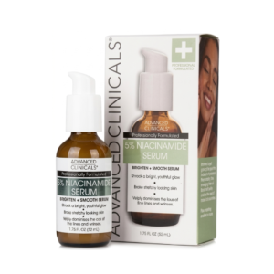 Advanced Clinicals 5% Niacinamide Serum – Niacinamide + Hyaluronic Acid + Vitamin C | Pore Refining & Brightening Serum | Cosmetic Najm salalah