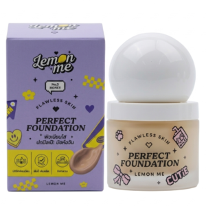 Lemon Me Perfect Flawless Skin Foundation – 35g, Shade 02 Medium | Lightweight, Waterproof & Sweatproof | Matte Finish | Cosmetic Najm salalah