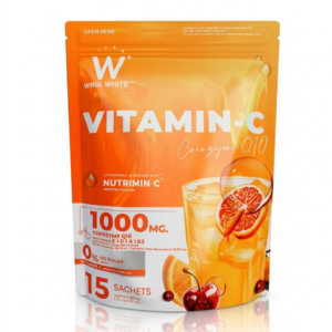Wink White Vitamin C CoQ10 Plus – 1000 mg Vitamin C with CoQ10 | Immunity Support & Skin Brightening | Antioxidant Supplement | Cosmetic Najm salalah