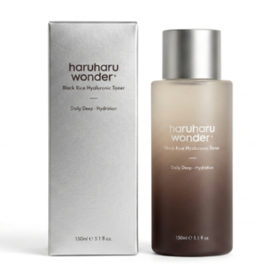 Haruharu Wonder Black Rice Hyaluronic Toner – Fermented Black Rice + Hyaluronic Acid | Korean Hydrating & Firming Toner | Cosmetic Najm salalah