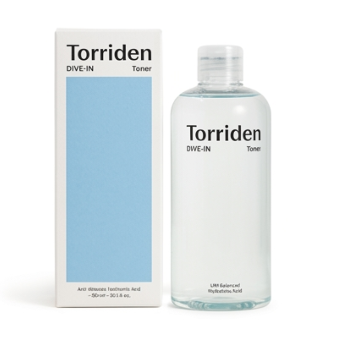 Torriden DIVE-IN Low Molecular Hyaluronic Acid Toner – 5D Hyaluronic Complex | Deep Hydrating Soothing Toner for All Skin Types | Cosmetic Najm salalah