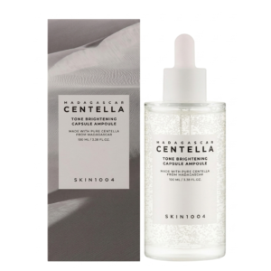 SKIN1004 Centella Tone Brightening Capsule Ampoule – 4% Niacinamide + 2% Tranexamic Acid | Micro-Bead Serum for Dark Spots & Uneven Tone | Cosmetic Najm salalah
