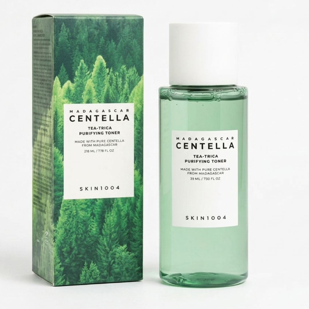 SKIN1004 Centella Tea-Trica Purifying Toner – Tea Tree + BHA + Centella | Pore Purifying & Sebum Control Toner for Oily & Acne-Prone Skin | Cosmetic Najm salalah
