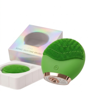Sonic Silicone Facial Cleansing Brush – Waterproof Electric Face Brush | Soft Bristles for Deep Pore Cleansing | Removes Dirt, Oil & Makeup | Cosmetic Najm salalah