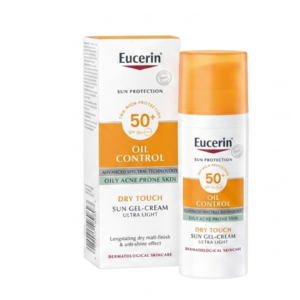 Eucerin Sun Oil Control Dry Touch SPF 50+ – Mattifying Sun Gel for Oily & Acne-Prone Skin | 8-Hour Matte Finish | Non-Comedogenic | Cosmetic Najm salalah
