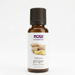 NOW Essential Oils Ginger Oil – 100% Pure Zingiber Officinale for Aromatherapy & Soothing Massage | 1 fl oz (30ml) | Cosmetic Najm salalah