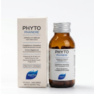 Phyto Phytophanère Hair & Nails Supplement – Vitamins & Borage Oil for Hair Strength, Growth & Volume | 120 Capsules | Cosmetic Najm salalah