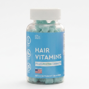 Hair Vitamins with Biotin, Folic Acid & Vitamin C – Fruit-Pectin Gummies for Hair Growth, Strength & Shine | 60 Gummies | Cosmetic Najm salalah