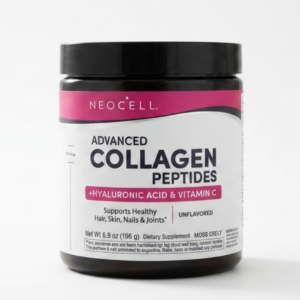 NeoCell Advanced Collagen Peptides Powder – Hydrolyzed Collagen with Hyaluronic Acid & Vitamin C | Unflavored | 195g | Cosmetic Najm salalah