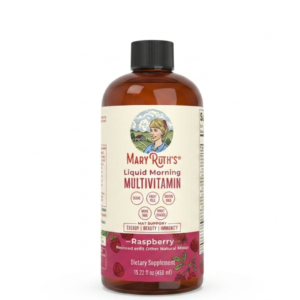 MaryRuth's Liquid Morning Multivitamin Raspberry – Vegan Family Multivitamin for Energy, Beauty & Immunity | 15.22 fl oz | Cosmetic Najm salalah