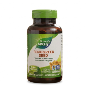 Nature's Way Fenugreek Seed – Plant‑Based Lactation Support & Digestive Comfort | 180 Vegan Capsules | Non‑GMO | Cosmetic Najm salalah