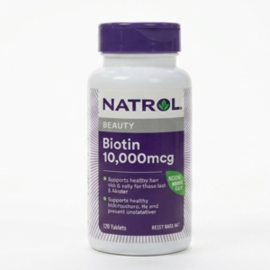 Natrol Biotin 10,000mcg – Maximum Strength Vitamin B7 for Healthy Hair, Skin & Nails | 120 Tablets | Cosmetic Najm salalah