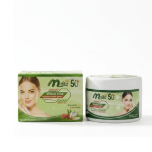 Malika 50+ Whitening Cream: SPF 50+ Sunscreen & Dark Spot Corrector | cosmeticnajmsalalah