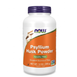 NOW Foods Psyllium Husk Powder – Organic Soluble Fiber for Digestive & Heart Health | 12 oz (340g) | Cosmetic Najm salalah