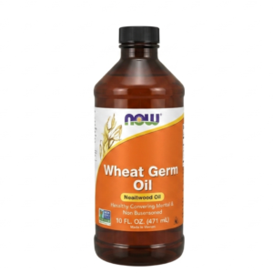 NOW Foods Wheat Germ Oil – Unprocessed, Rich in Omega‑3, Omega‑6 & Natural Vitamin E | 16 fl oz (473 mL) | Cosmetic Najm salalah