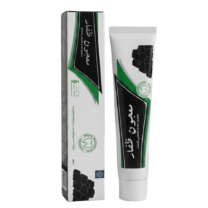 Dhofar Natural Charcoal Toothpaste 100g – Teeth Whitening & Deep Cleaning | Removes Stains for Fresh Breath | Cosmetic Najm salalah