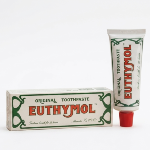 Euthymol Original Toothpaste – Classic British Antiseptic Toothpaste | Fluoride-Free, 12-Hour Fresh Breath | 100% Recyclable Tube | Cosmetic Najm salalah