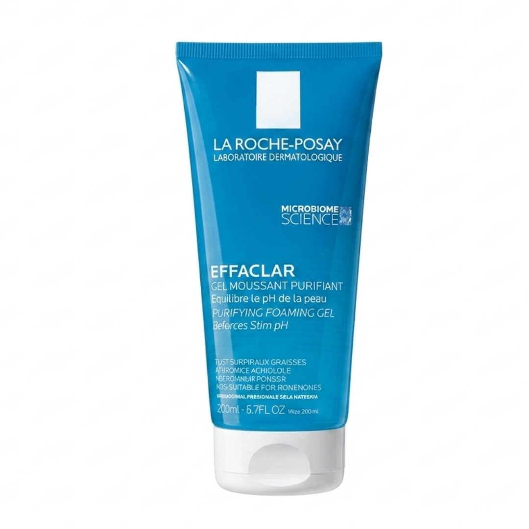 La Roche-Posay Effaclar Purifying Foaming Gel – For Oily, Blemish-Prone & Sensitive Skin | Zinc PCA + Phylobioma™ | Cosmetic Najm salalah