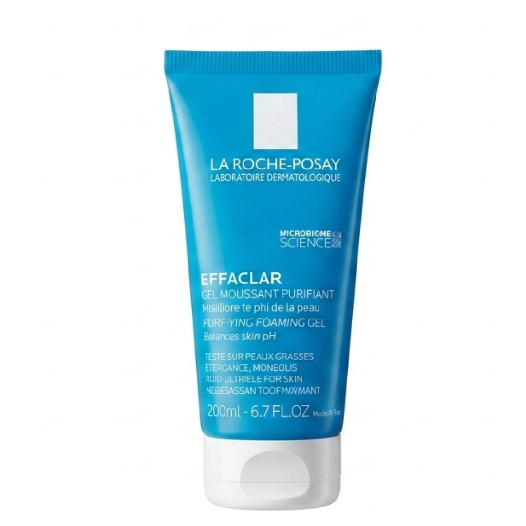La Roche-Posay Effaclar Purifying Foaming Gel – Oil Control Facial Wash with Zinc PCA for Shine & Blackheads | Oily Sensitive Skin | Cosmetic Najm salalah