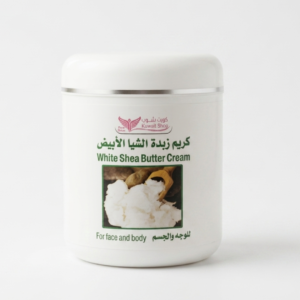 Kuwait Shop White Shea Butter Cream 500g: Night Cream for Face & Body – All Skin Types | Cosmetic Najm salalah