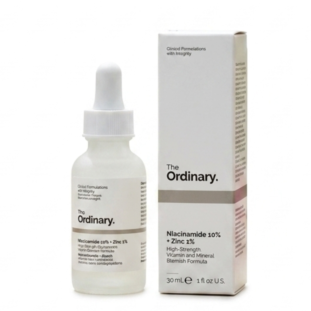 The Ordinary Niacinamide 10% + Zinc 1% – High-Strength Serum for Pores, Shine & Blemishes | 30ml | Cosmetic Najm salalah