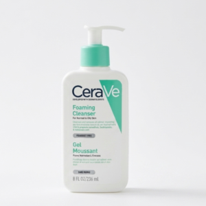 CeraVe Foaming Facial Wash – Oil Control Face Cleanser for Normal to Oily Skin | With Ceramides, Hyaluronic Acid & Niacinamide | Cosmetic Najm salalah