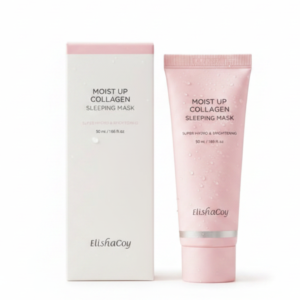 Elishacoy Moist Up Collagen Sleeping Mask – Overnight Hydration Mask with Vitamin E Capsules & Niacinamide | 50ml | Cosmetic Najm salalah