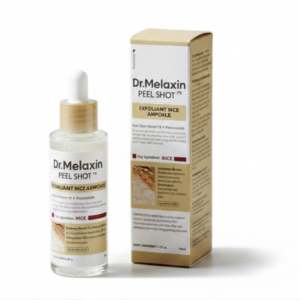 Dr.Melaxin Peel Shot Exfoliating White Rice Ampoule – Gentle AHA BHA PHA Rinse-Off | For Brightening & Blackheads | Korean Formula | Cosmetic Najm salalah