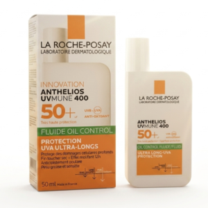 La Roche-Posay Anthelios UVMune 400 Oil Control Fluid SPF50+ – Mattifying Sunscreen for Oily & Sensitive Skin | 50ml | Cosmetic Najm salalah