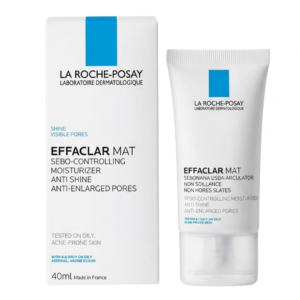 La Roche-Posay Effaclar Mat – Sebo-Controlling Moisturizer for Oily & Acne-Prone Skin | Mattifying | 40ml | Cosmetic Najm salalah
