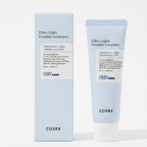 COSRX Ultra-Light Invisible Sunscreen SPF50 PA++++ – Hydrating Chemical Sunscreen for All Skin Types | 50ml | Cosmetic Najm salalah