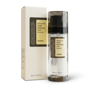 COSRX Advanced Snail Radiance Dual Essence – 74.3% Snail Complex + 5% Niacinamide Brightening Serum | 80ml | Cosmetic Najm salalah