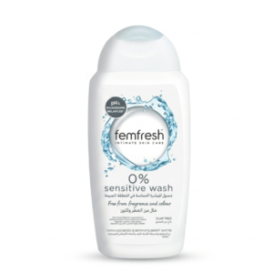 Femfresh 0% Intimate Wash – Fragrance-Free & Soap-Free | pH Balanced for Sensitive Skin | 250ml | Cosmetic Najm salalah