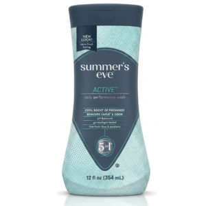 Summer's Eve Daily Performance Wash – Acti-Cool with Eucalyptus & Peppermint | pH Balanced | Gynecologically Tested | Cosmetic Najm salalah