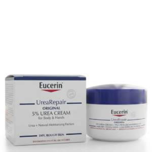 Eucerin UreaRepair Original 5% Urea Cream – Intense Moisturizer for Dry, Rough Skin | For Body & Hands | 48-Hour Hydration | Cosmetic Najm salalah