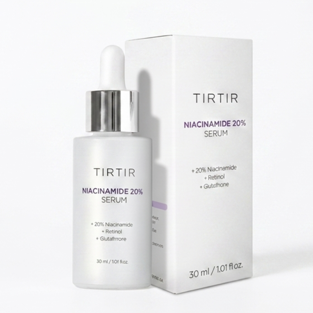 TIRTIR Niacinamide 20% Serum – 20% Niacinamide + Retinol + Glutathione | Dark Spot, Pore & Wrinkle Multi‑Correction Serum | Cosmetic Najm salalah