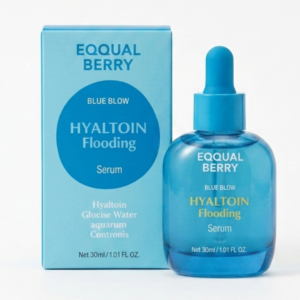 EQQUAL BERRY Blue Blow Hyaltoin Flooding Serum – 11 HAs + Glacier Water + 5 Ceramides | Intense Hydration & Barrier Repair | Cosmetic Najm salalah