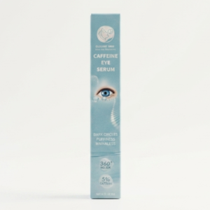 Elegant Skin 5% Caffeine Eye Serum with 360° Cooling Roller – Reduces Dark Circles, Puffiness & Under-Eye Wrinkles (20ml) | Cosmetic Najm salalah