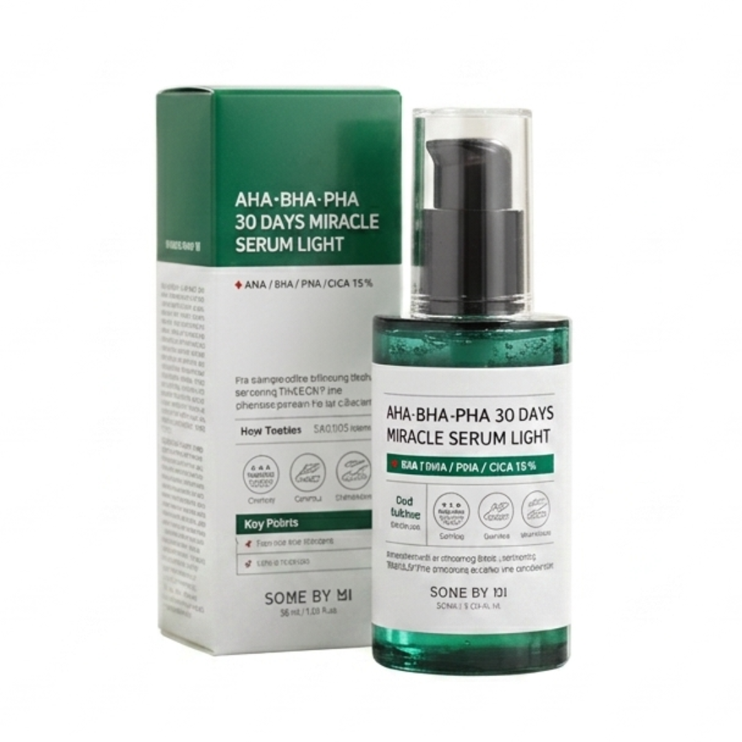 SOME BY MI AHA BHA PHA 30 Days Miracle Serum – 10,000ppm Tea Tree + 14.5% Centella | For Acne-Prone & Sensitive Skin | Exfoliating & Soothing (50ml) | Cosmetic Najm salalah