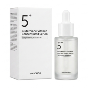 Numbuzin No.5+ Glutathione Vitamin Concentrated Serum – 4% Tranexamic Acid + 5% Niacinamide + Glutathione | Clinical Dark Spot Corrector for Sensitive Skin | Cosmetic Najm salalah