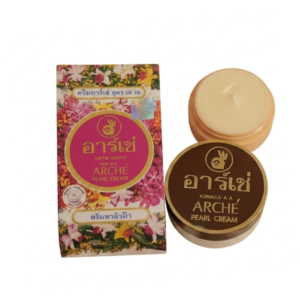 Arche Pearl Cream – Thai Moisturizing & Whitening Skin Cream | Pearl Powder for Brightening, Hydration & Makeup Base | Cosmetic Najm salalah