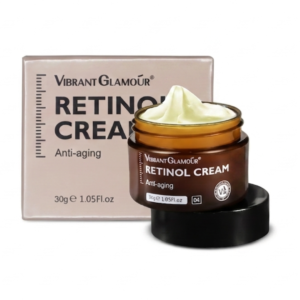 Vibrant Glamour Retinol Cream – Scientific-Grade Retinol Anti-Aging Cream | Reduces Wrinkles & Improves Firmness | 30g / 1.05 Fl.oz | Cosmetic Najm salalah
