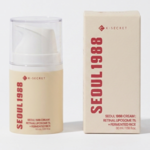K-Secret Seoul 1988 Cream | Korean Anti-Aging Cream with 1% Retinal Liposome & Fermented Rice | For Mature Skin, Wrinkles & Elasticity – 50ml | Cosmetic Najm salalah