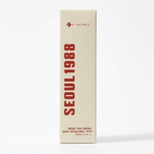 K-Secret Seoul 1988 Cream: Snail Mucin 93% + Rice | 93% Snail Secretion Filtrate | Hydrating & Soothing Anti-Aging Cream | 100ml | Cosmetic Najm salalah